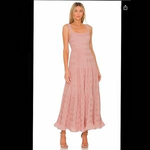 Jonathon Simkhai Celeste Plissé Combo Midi Dress